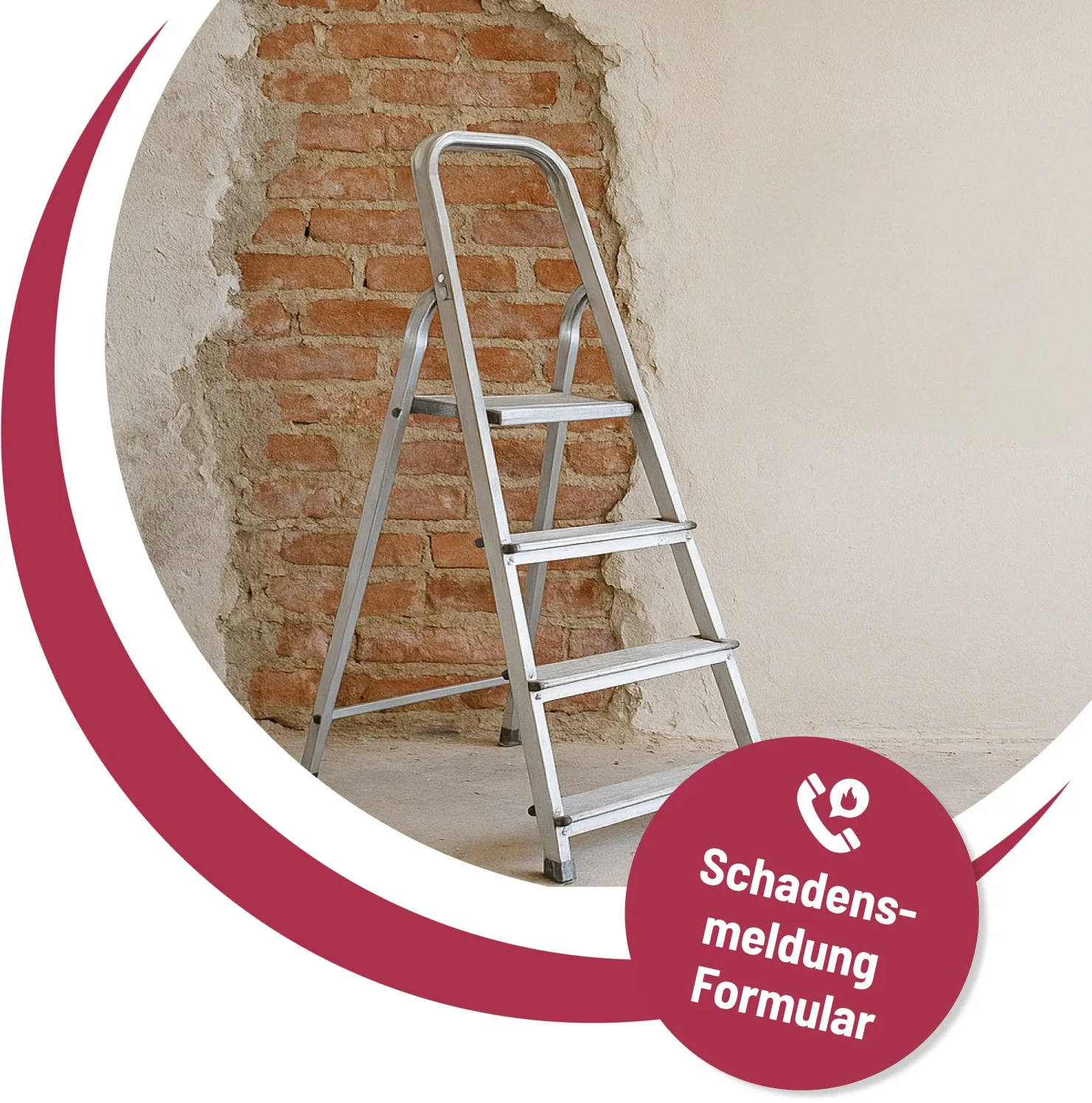 Sanierungsarbeiten in einem Wohnraum